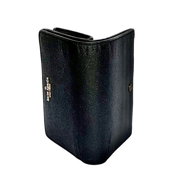 Kate Spade Glimmer Glitter Medium Compact Bifold Wallet - Picture 9 of 12